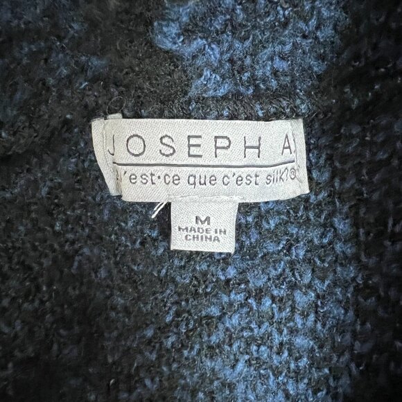 Joseph A‎ Duster Cardigan Sweater M Long Soft Blanket Oversized Cozy Fuzzy Knit - Picture 10 of 10